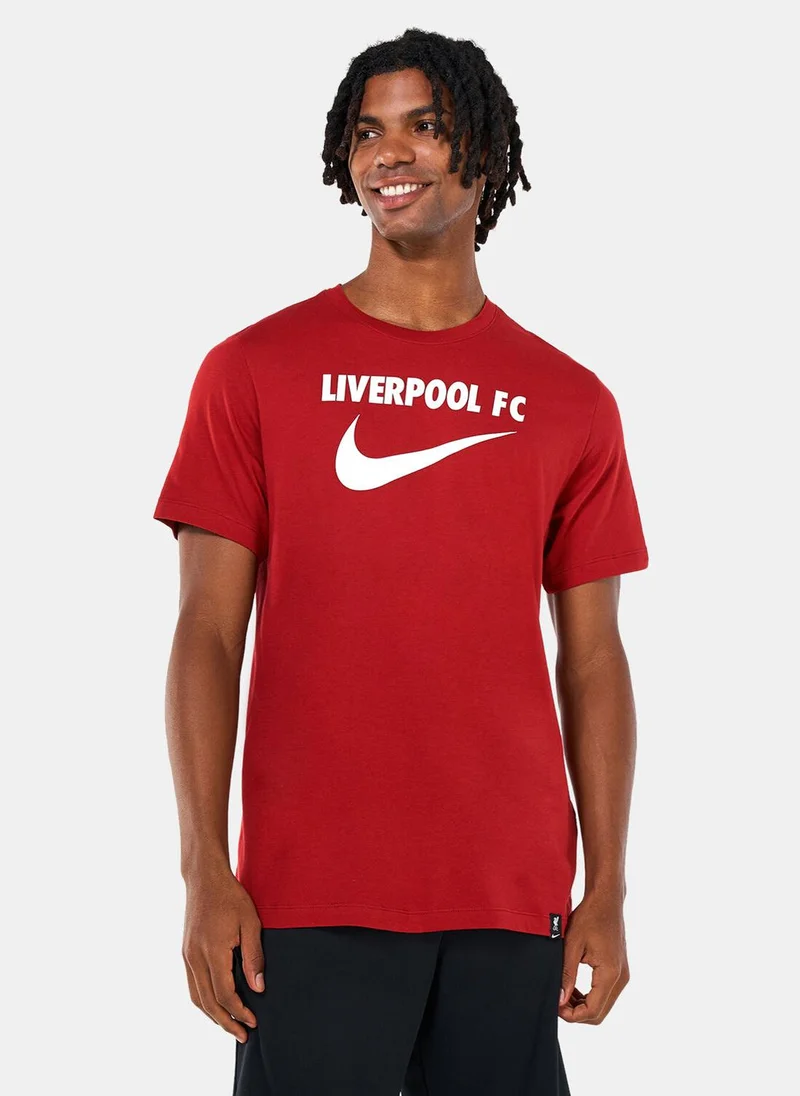 Nike Men's Liverpool F.C. Swoosh Football T-Shirt