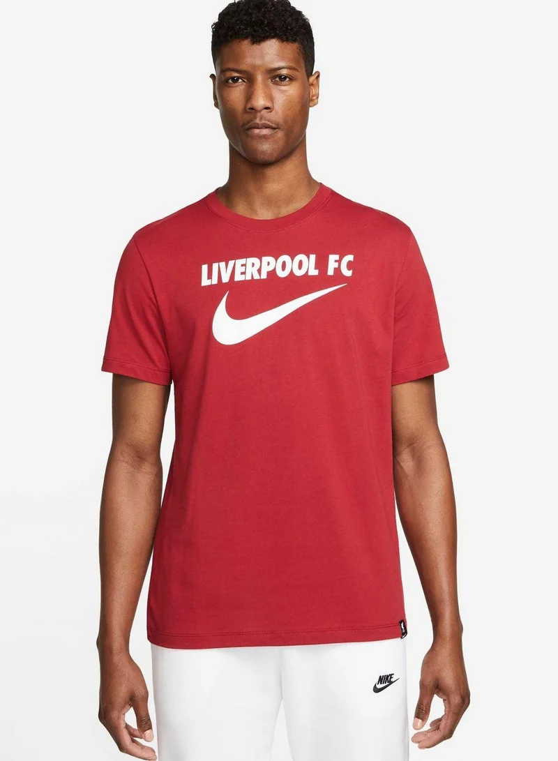 Nike Men's Liverpool F.C. Swoosh Football T-Shirt