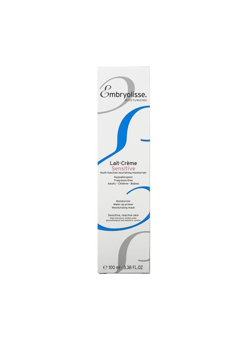 Lait-Creme Sensitive Fragrance Free Daily Moisturizer Cream For Face And Body 100 ml