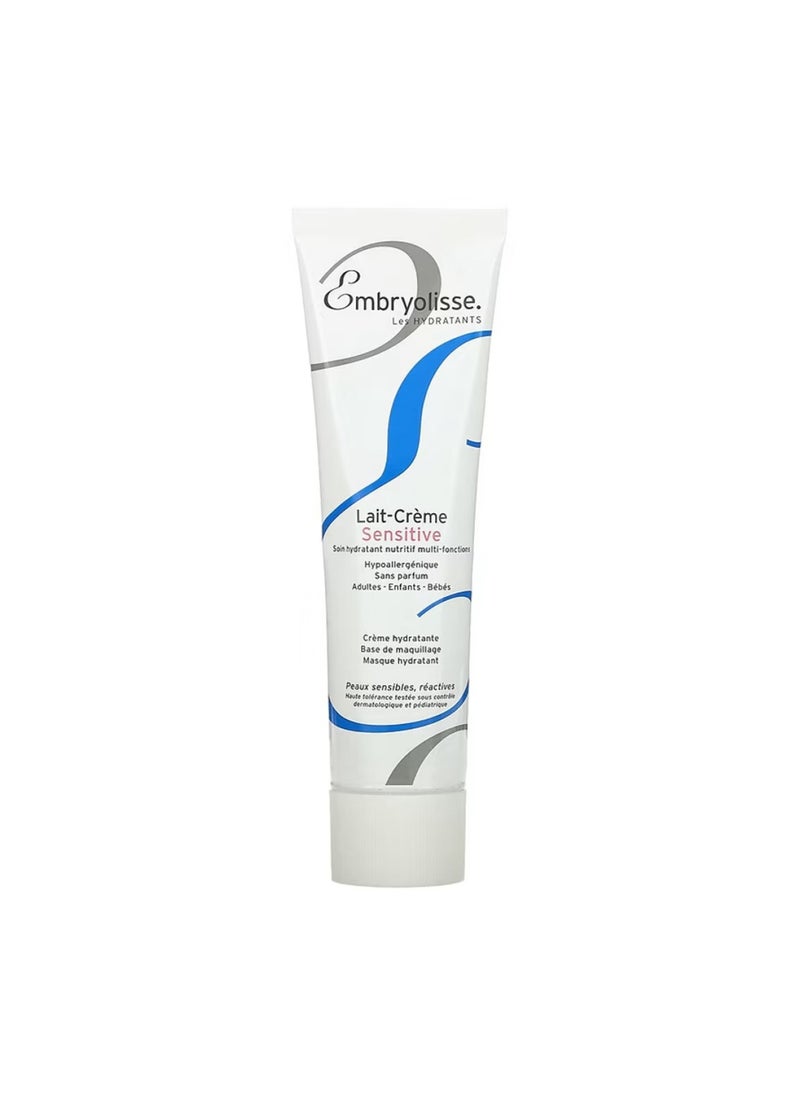 Lait-Creme Sensitive Fragrance Free Daily Moisturizer Cream For Face And Body 100 ml