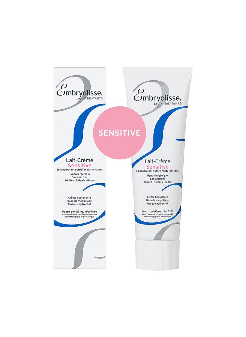 Lait-Creme Sensitive Fragrance Free Daily Moisturizer Cream For Face And Body 100 ml