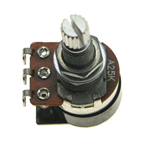 Shadow Kill Pot Guitar Bass Potentiometer with Push Switch to Kill the Sound Audio or Linear Taper A25K/A250K/A500K/B25K/B250K/B500K - Image 1