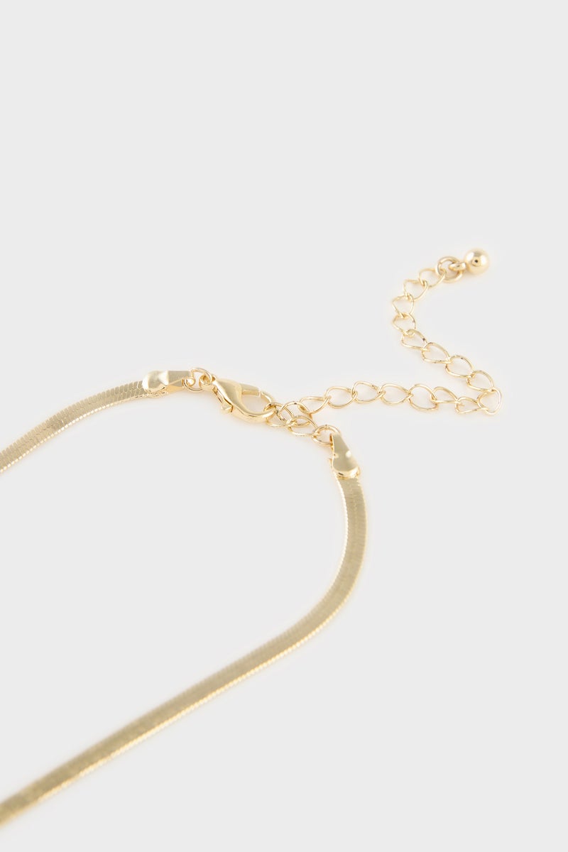 DeFacto Gold Woman Woman 2 Piece Necklace Set Casual - Image 3