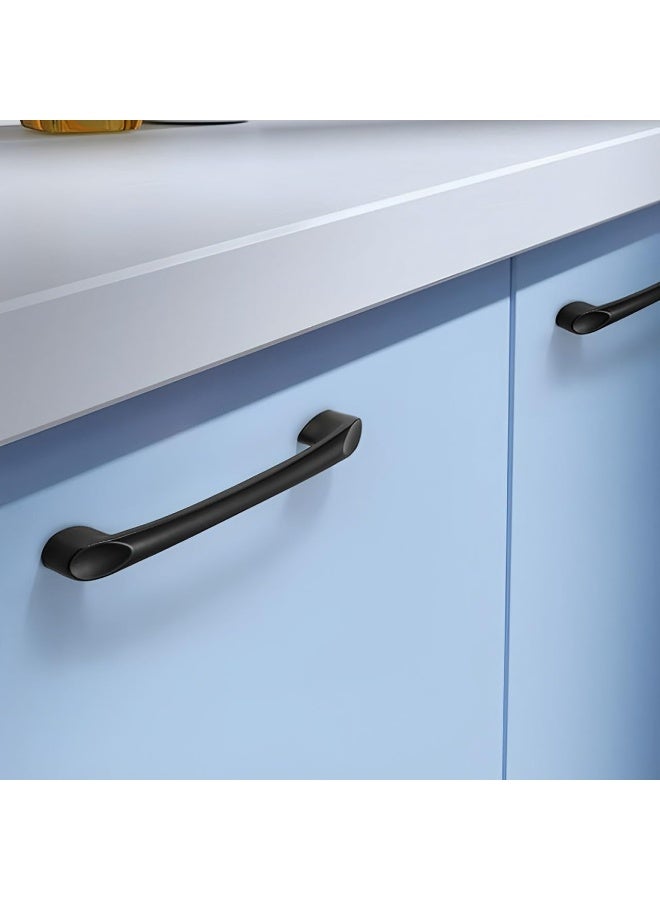 FIRST PRO 10 Piece Cabinet Handles Set 128 mm Center to Center, 164 mm Full Length, Kitchen, Wardrobe and Drawer Handles, Durable Modern Hardware, Easy Install - Image 4