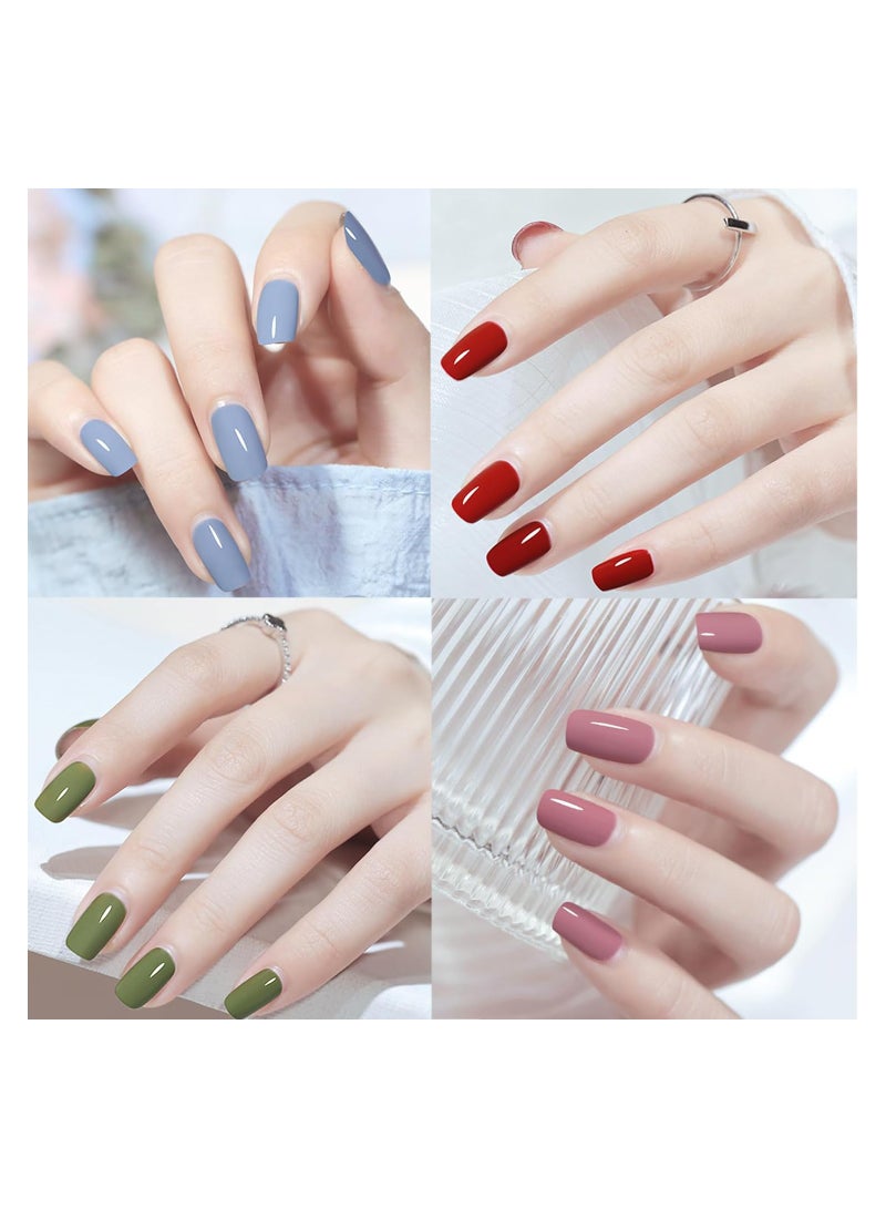 Nail Polish Set, Quick Dry & Long Lasting Nail Varnish, Non-Toxic Water Based Holographic Nail Polish, No Need UV Nail Polish Kit Gifts for Women Girl (Multicoloured) - Image 3