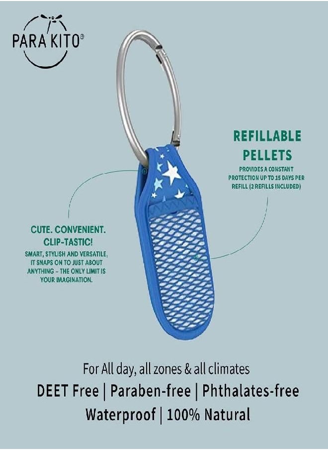 PARA'KITO Mosquito Insect & Bug Repellent Clip w/Natural Essential Oils - Waterproof, Outdoor Pest Repeller (Stars) - pzsku/Z4F4EC7321F05293C97BDZ/45/_/1685625811/35ddabe3-6e8b-428e-8e09-d29df81a416f