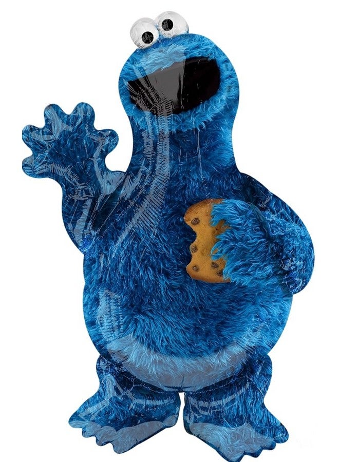 Anagram Cookie Monster 2nd Birthday Party Supplies Balloon Bouquet Decorations - Image 2