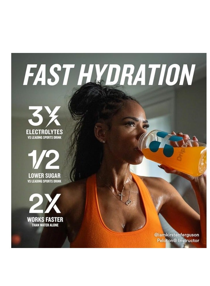 DripDrop Dehydration Relief fast Juicy Variety Pack electrolyte 32 servings - Image 2