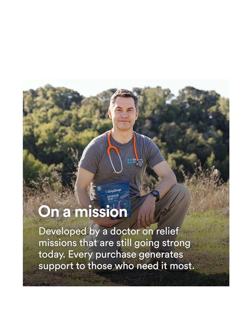 DripDrop Dehydration Relief fast Juicy Variety Pack electrolyte 32 servings - Image 4