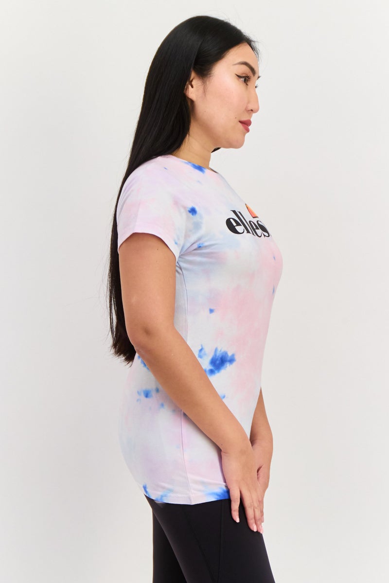 Ellesse Women Sportwear Fit Short Sleeves Training T-Shirt, Pink Combo - Image 2