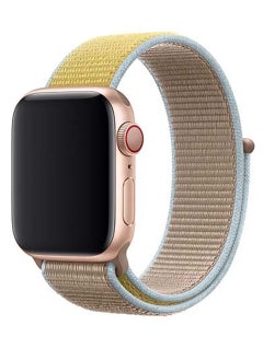 Generic For Apple Watch ALL Series (42mm 44mm 45mm) & Apple Watch Ultra (49mm) Nylon Sport Replacement Strap Bands With Adjustable Closure - MULTICOLOR 