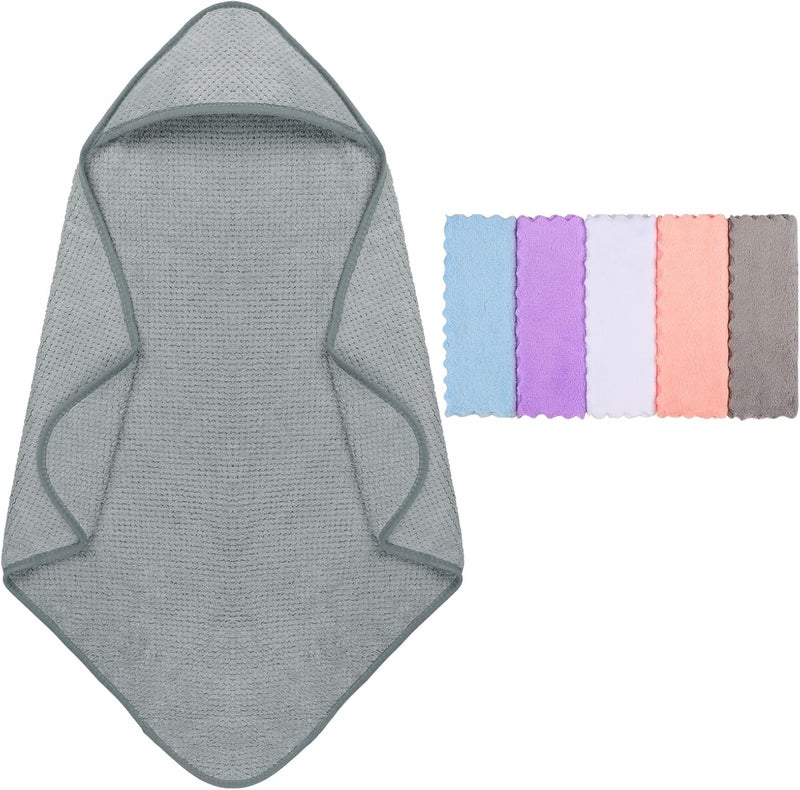 Orighty Baby Hooded Towel Set with Washcloths - Image 1
