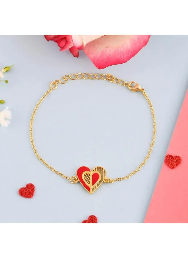 VOYLLA Valentine's Day Collection Edgy Heart Bracelet