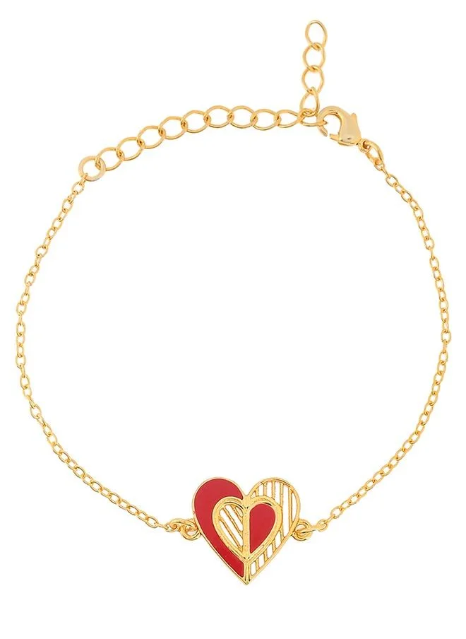 VOYLLA Valentine's Day Collection Edgy Heart Bracelet