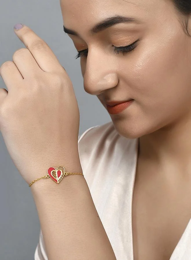 فويلا Valentine's Day Collection Edgy Heart Bracelet