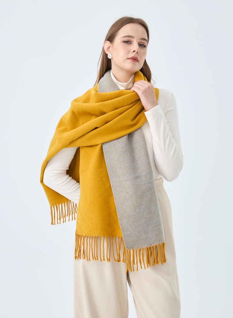 Sky cashmere Wool Scarf Pashmina Shawl Wrap For Women Long Large Warm Thick Reversible Scarves  - Image 4