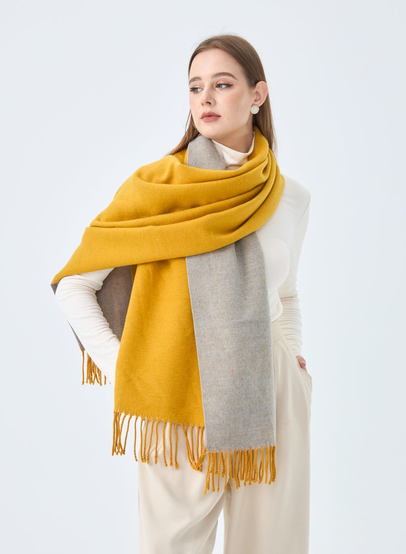 Sky cashmere Wool Scarf Pashmina Shawl Wrap For Women Long Large Warm Thick Reversible Scarves  - Image 2