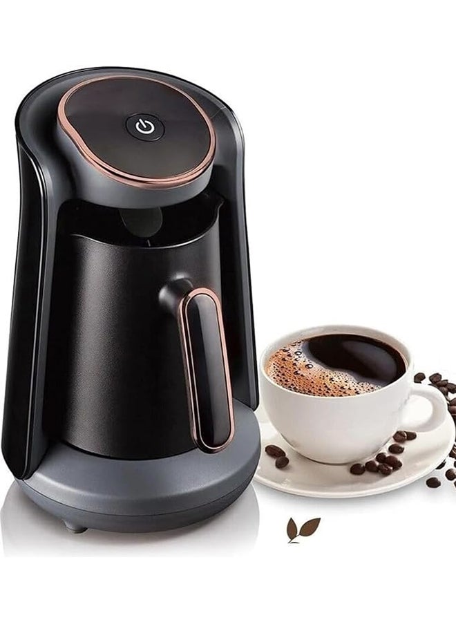 Captaintech Automatic Coffee Machine,Electric Mocha Machine,Make Arabica/Turkish Coffee/Chocolate Drink,Suitable for Business Trip/Hotel/Home - Image 1