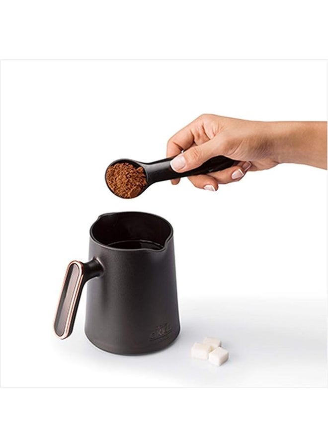 Captaintech Automatic Coffee Machine,Electric Mocha Machine,Make Arabica/Turkish Coffee/Chocolate Drink,Suitable for Business Trip/Hotel/Home - Image 3