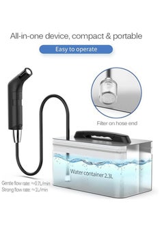 Albawadi Portable Shattaf Travel Bidet Sprayer for Hygiene Cleaning with 2.3L Water Container  - Image 3