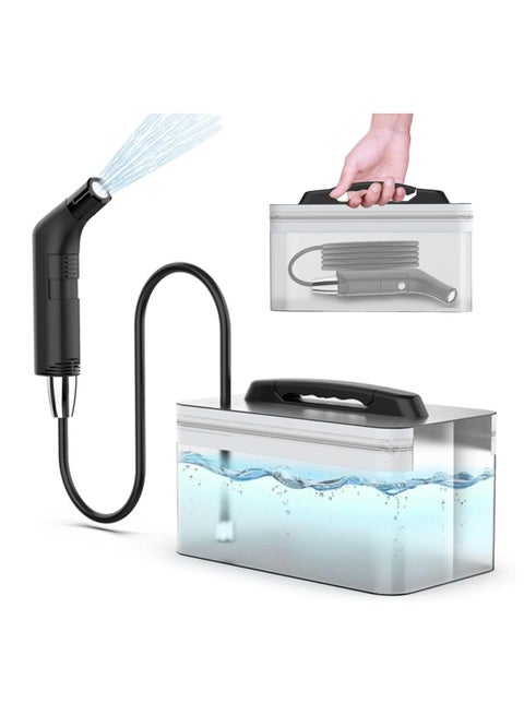 Portable Shattaf Travel Bidet Sprayer for Hygiene Cleaning with 2.3L Water Container