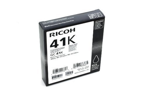 Ricoh 405761 Black Ink Print Cartridge Type GC 41K