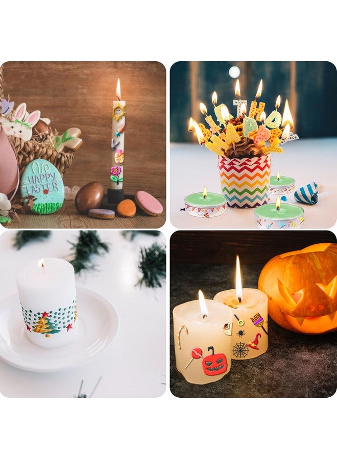 VVF Candle Wax Pen Set for White Candle Painting, 12-Color for DIY Candle Making, Candle Pen Create Your Own Colorful Candle, Halloween Deacoraing Candles Crafts Making Wedding Birthday Party Centerpiece - Image 2