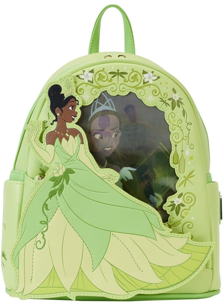 Loungefly Loungefly Disney Princess and the Frog Tiana Lenticular Mini Backpack Standard  - Image 1
