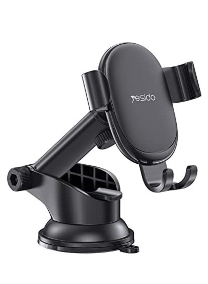 Yesido C120 Telescopic Car Dashboard Windshield Suction Phone Stand Gravity Holder - Image 1