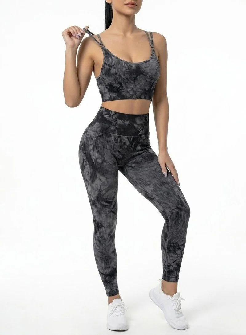 THUGFIT FunkyHues Performance-Stride Fitness Suit - Black