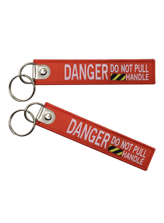 NIBEMINENT Danger Do Not Pull Key Chain