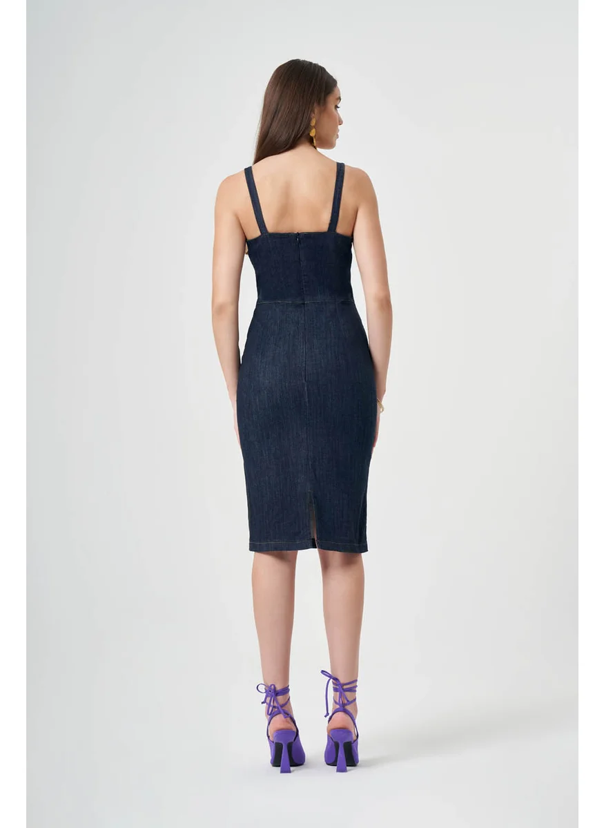 MIZALLE DENIM DRESS