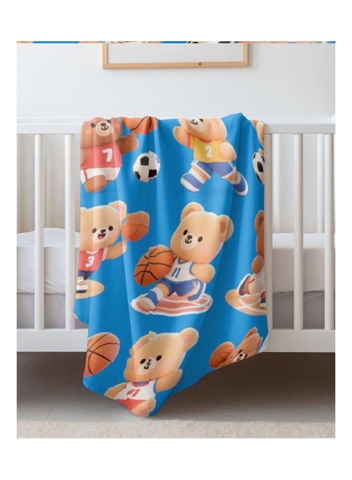 عام بطانية رقيقة من الفانيلا (دافئة ومريحة، ومناسبة للنوم واستخدام الألعاب وإزالة الغبار ومقاومة للرمل) 150 سم * 200 سم - 335 - Image 1