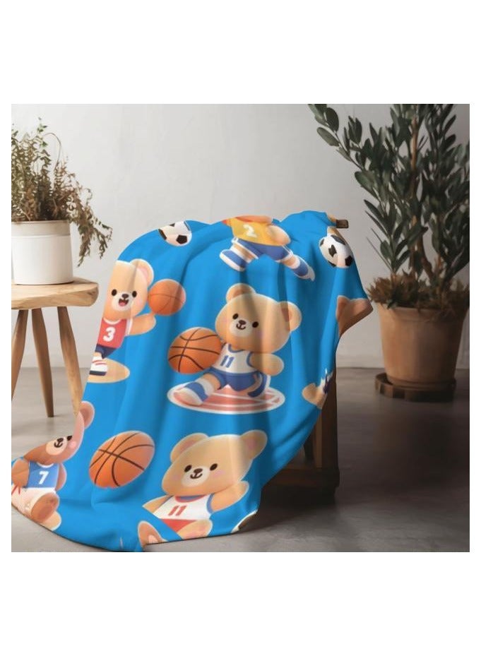 عام بطانية رقيقة من الفانيلا (دافئة ومريحة، ومناسبة للنوم واستخدام الألعاب وإزالة الغبار ومقاومة للرمل) 150 سم * 200 سم - 335 - Image 5