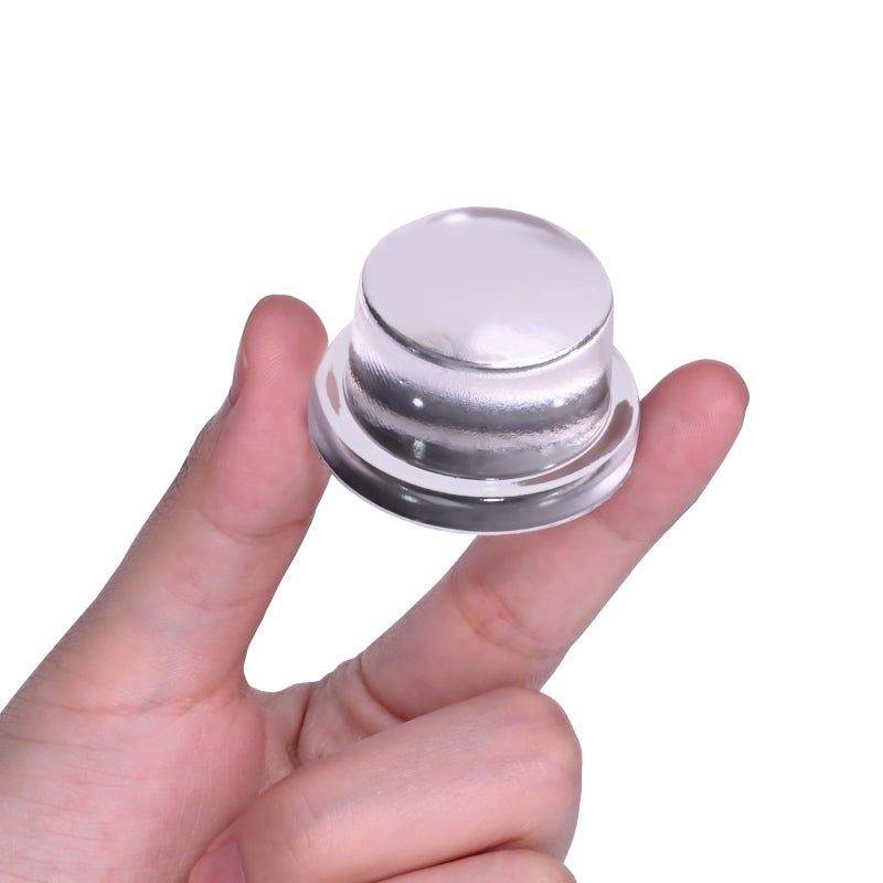 Jedroc Upgraded Door Bumper 1.5" Clear Silicone | Self-Adhesive Door Knob Wall Protector |Large Rubber Door Stops for Wall Protection & Noise Reduction | 1 Pack - Image 1