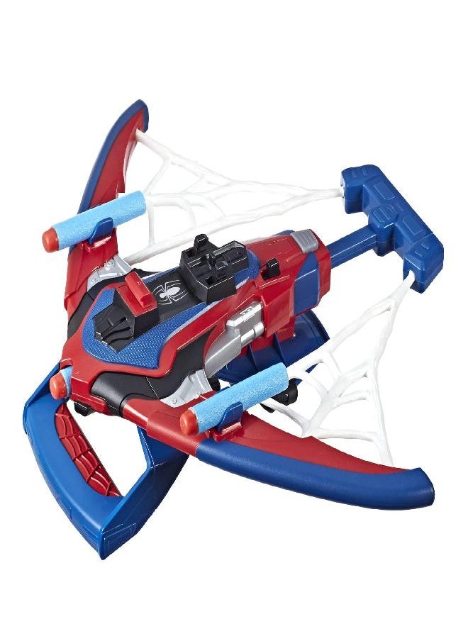 Spider-Man Marvel Spider-Man Web Shots Spiderbolt NERF Powered Blaster Toy, Fires Darts, Includes 3 Darts and Instructions, for Kids Ages 5 and Up (Amazon Exclusive)  - Image 1