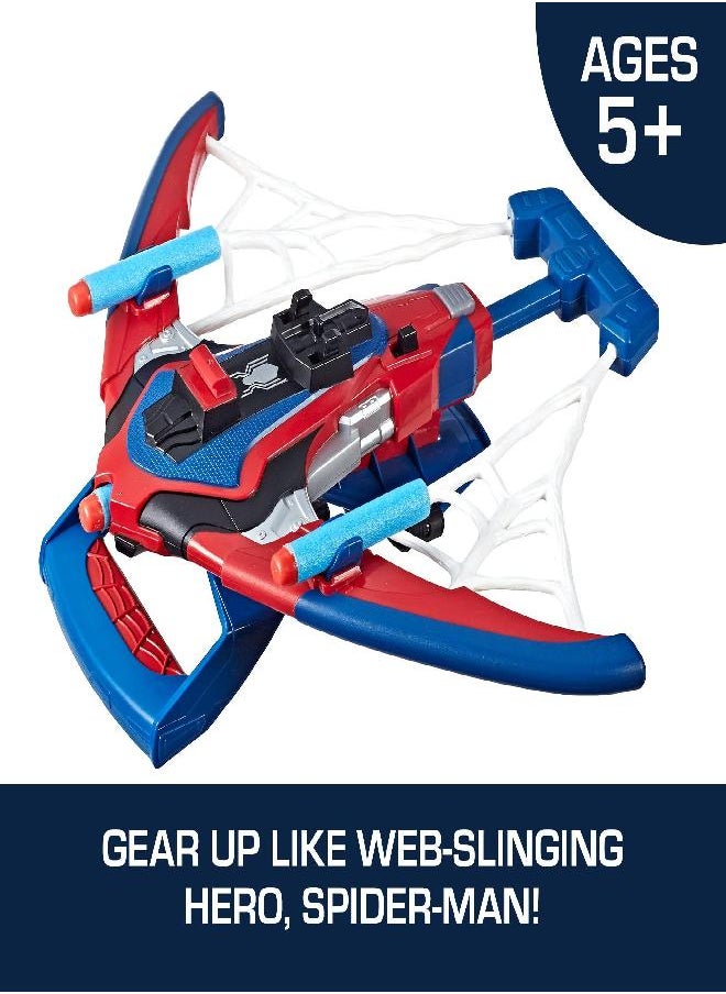 Spider-Man Marvel Spider-Man Web Shots Spiderbolt NERF Powered Blaster Toy, Fires Darts, Includes 3 Darts and Instructions, for Kids Ages 5 and Up (Amazon Exclusive)  - Image 3
