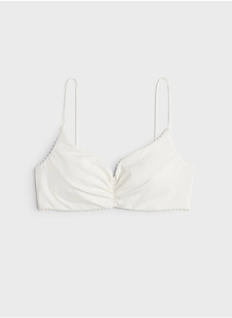 H&M Plunge Neck Bikini Top