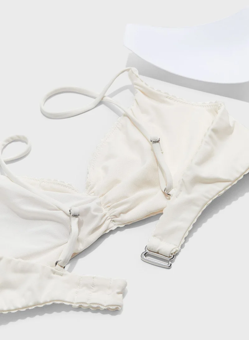 H&M Plunge Neck Bikini Top