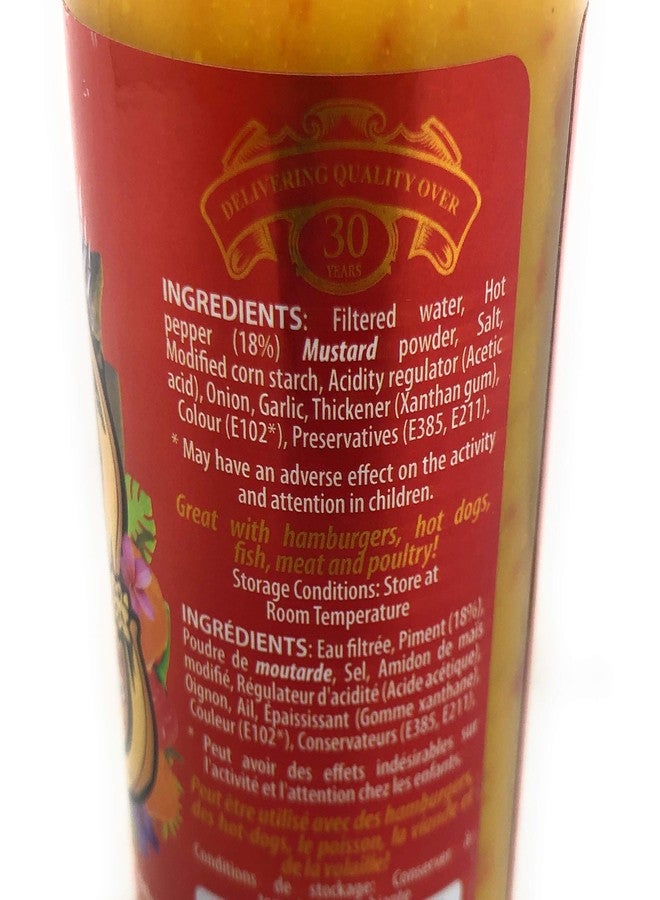 Baron West Indian Hot Sauce 155g (5.5oz), 3 Pack - Image 3