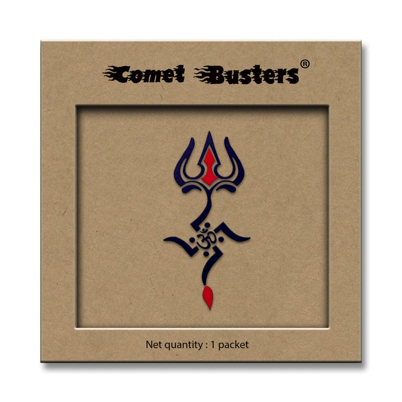 Comet Busters Spiritual Black Body Tattoo Temporary Sticker (BT316) - Image 5