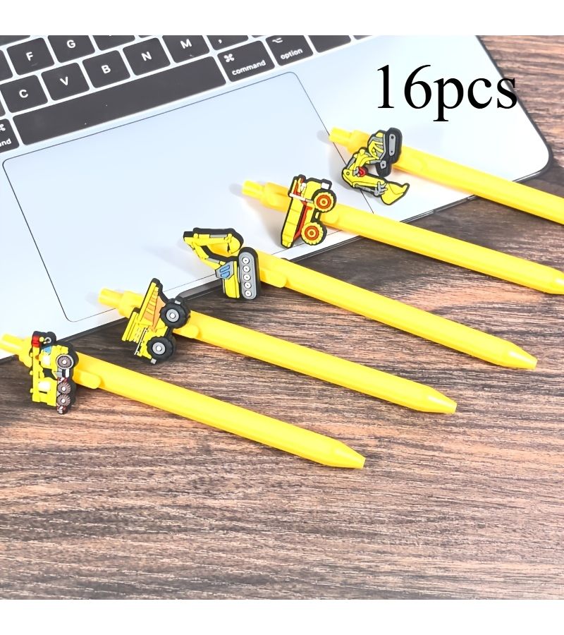 Construction Vehicle Themed Ballpoint Pens 16pcs Set For Students Gifts - Image 5