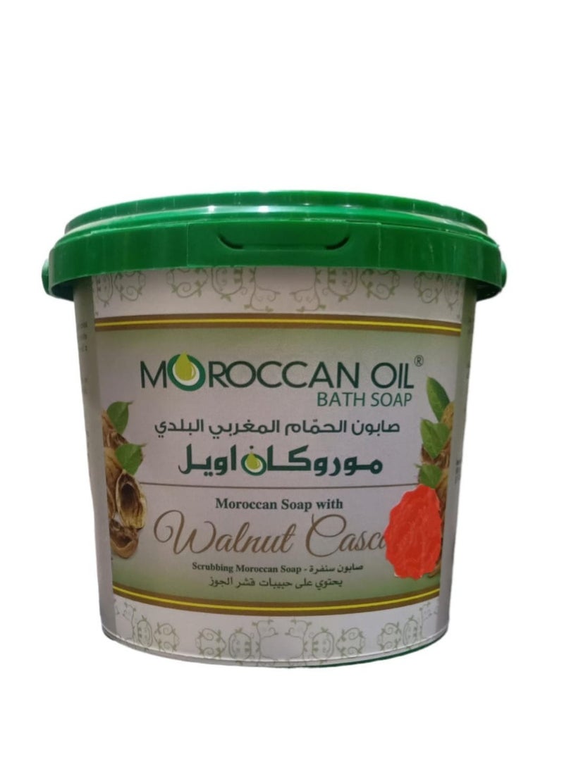 موروكان أويل صابون الاستحمام العضوي بالجوز كاسكا 850 جم