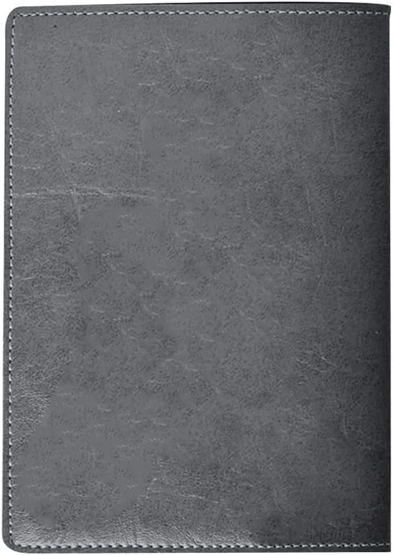 The Messy Corner Vegan Leather Passport Cover for Women | Ultra erlust Leather Passport Case Travel Accessories for Women, Grey, Wanderlust Precision made - Image 4