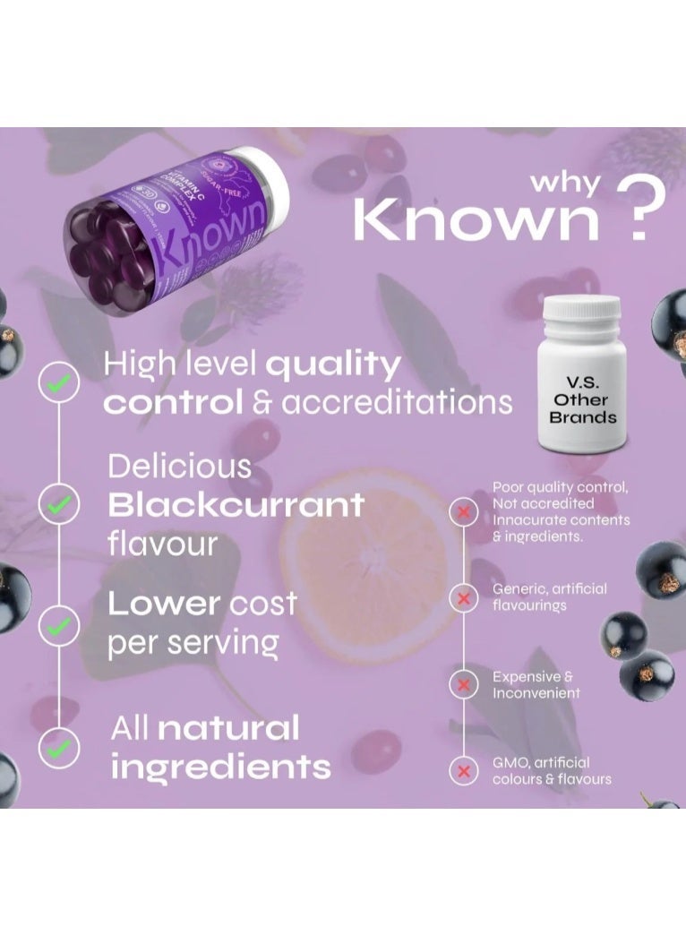 Known Kids Vitamin C Gummies Sugar Free – Immune Support Zinc & C Boost - Image 2