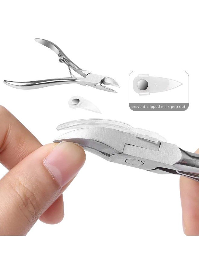 21-قطعة أظافر القدم المقاطع مجموعة - مجموعة إزالة أظافر القدم، الثقيلة مع الانتهاء الفضي - Image 4