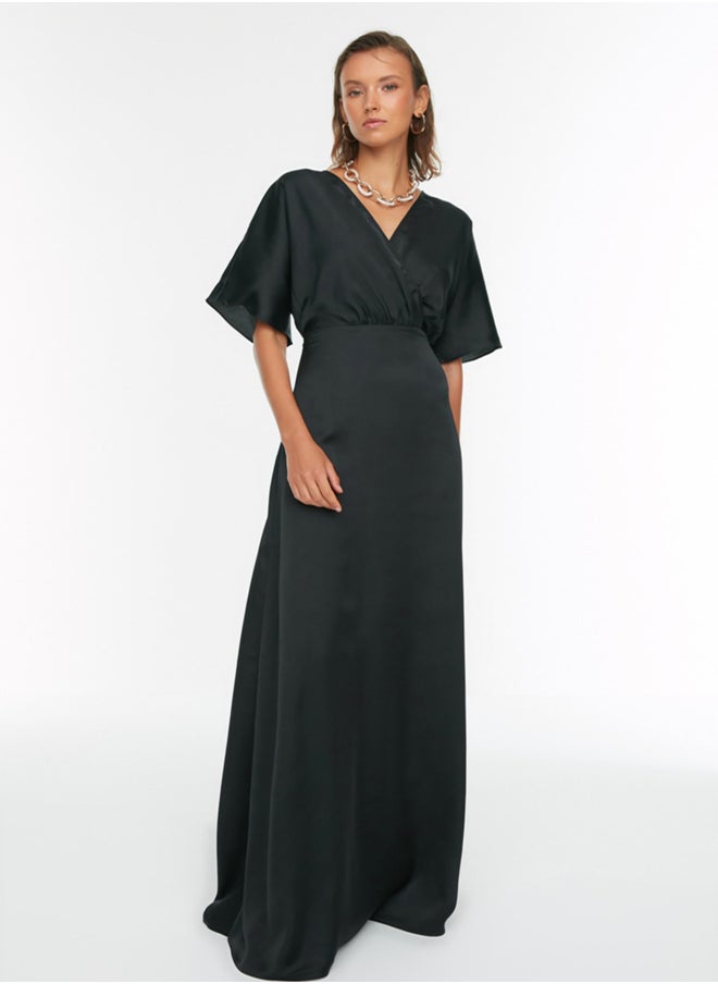 Black A-Line Woven Satin Long Evening Evening Dress TPRSS22AE0076 - pzsku/Z4F502F9F4CF9965A9B2FZ/45/_/1739718206/20084abb-6e70-4091-8e71-2e26ef63dd27