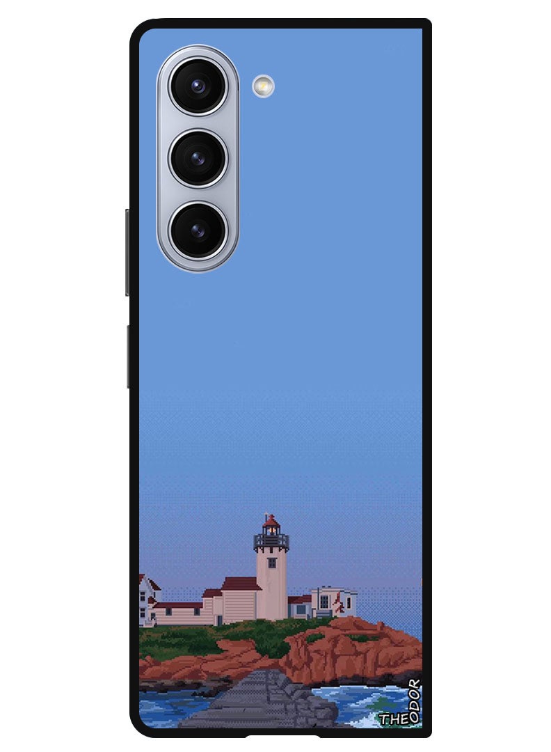 Protective Case Anti Scratch Shock Proof Bumper Cover For Samsung Galaxy Z Fold 6 Light house