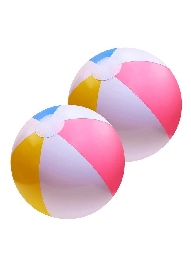 PENTA ANGEL Beach Balls 2PCS 12 Inch Inflatable/Blow Up World Globe Swimming Pool Party Favors Game Water Toy Beachball for Women Men Adults Summer Outdoor Playing… - Image 1