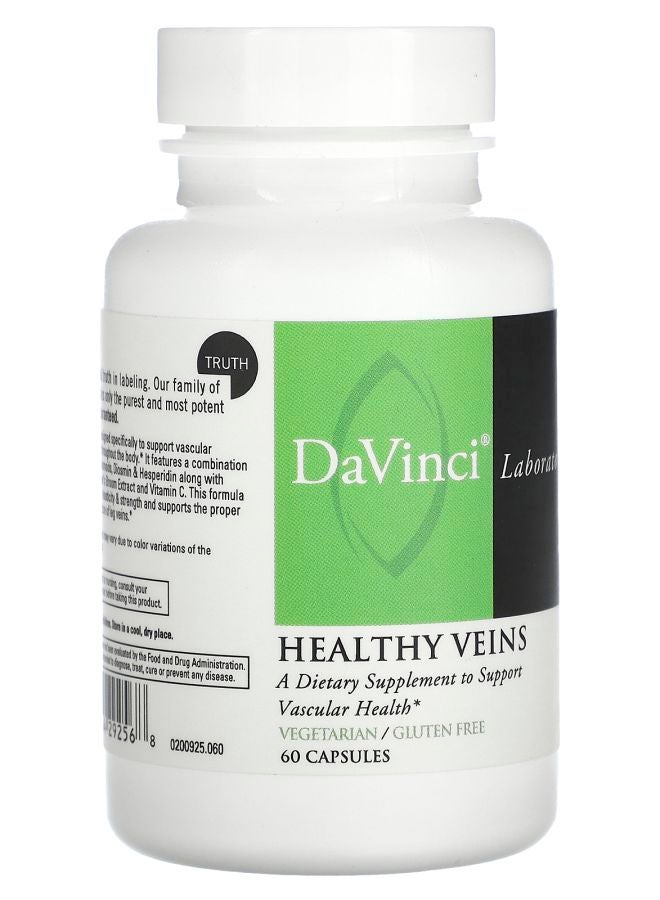 DaVinci Laboratories Healthy Veins 60 Capsules - Image 2
